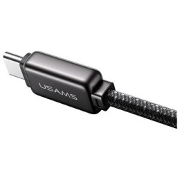 USAMS Kabel USB-C na USB-C 100W 1.2m Zinc Alloy Fast Charging Data Cable Meteor Series SJ744USB02 (US-SJ744)