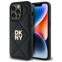 DKNY DKHCP14XPQDSLK iPhone 14 Pro Max 6.7" czarny/black Quilted Stack Logo