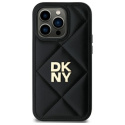 DKNY DKHCP14XPQDSLK iPhone 14 Pro Max 6.7" czarny/black Quilted Stack Logo