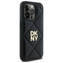 DKNY DKHCP14XPQDSLK iPhone 14 Pro Max 6.7" czarny/black Quilted Stack Logo