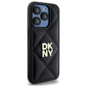 DKNY DKHCP15XPQDSLK iPhone 15 Pro Max 6.7" czarny/black Quilted Stack Logo