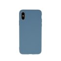 Nakładka Matt TPU do iPhone 7 / 8 / SE 2020 / SE 2022 szaro-niebieska