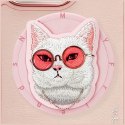 Etui Nimmy Glasses Cool Cat do iPhone 16 Pro Max różowy