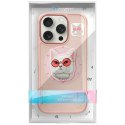 Etui Nimmy Glasses Cool Cat do iPhone 16 Pro Max różowy