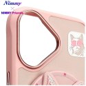 Etui Nimmy Glasses Cool Cat do iPhone 16 różowy