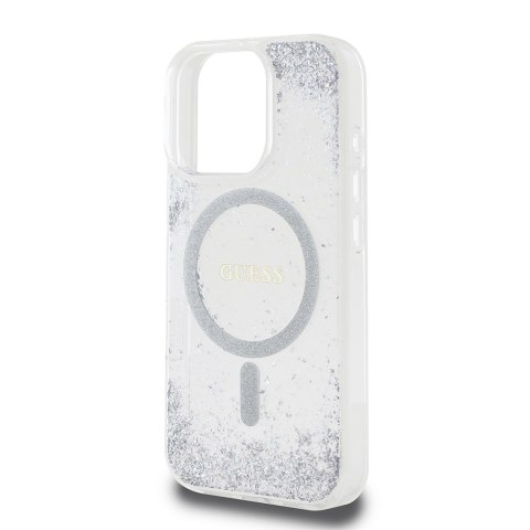 Guess GUHMP16XRGRGES iPhone 16 Pro Max 6.9" srebrny/silver hardcase Resin Gradient Glitter MagSafe