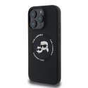 Karl Lagerfeld KLHMP16LSKCHTCK iPhone 16 Pro 6.3" czarny/black hardcase Silicone Karl&Choupette Heads MagSafe