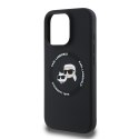 Karl Lagerfeld KLHMP16LSKCHTCK iPhone 16 Pro 6.3" czarny/black hardcase Silicone Karl&Choupette Heads MagSafe