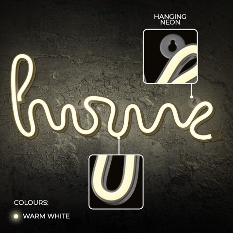 Neon LED HOME biały ciepły Bat + USB FLNE21 Forever Light