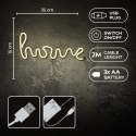 Neon LED HOME biały ciepły Bat + USB FLNE21 Forever Light