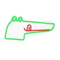 Neon PLEXI LED JURASSIC KROKODYL zielony FLNJ03 Forever Light
