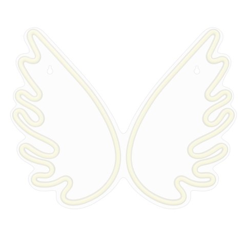 Neon PLEXI LED SKRZYDŁA białe FPNE09X Forever Light