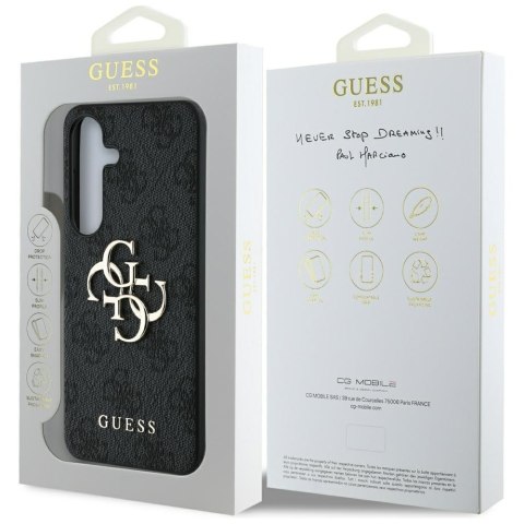 Etui Guess Big 4G Logo Classic Logo do Samsung Galaxy S25 czarny