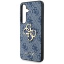Etui Guess Big 4G Logo Classic Logo do Samsung Galaxy S25 niebieski