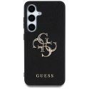 Etui Guess Grained Big 4G Logo Small Classic Logo do Samsung Galaxy S25 Plus czarny
