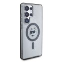 Etui Karl Lagerfeld Button Choupette Head Printed Logo MagSafe Samsung Galaxy S25 Ultra czarny Etui Karl Lagerfeld Button Choupette Head Printed Logo MagSafe Samsung Galaxy S25 Ultra czarny