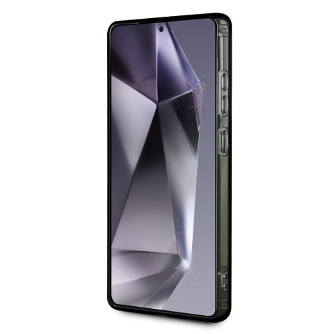 Etui Karl Lagerfeld Button Karl & Choupette Heads On KL Pattern MagSafe Samsung Galaxy S25 Ultra czarny