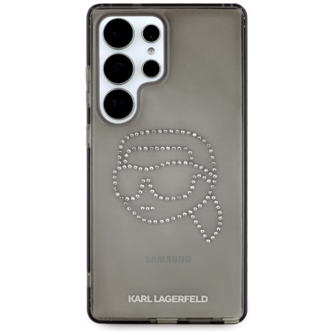 Etui Karl Lagerfeld Rhinestones Karl Head Logo Samsung Galaxy S25 Ultra czarny