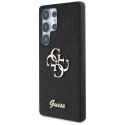 Etui Guess Fixed Glitter Big 4G Metal Logo do Samsung Galaxy S25 Ultra czarny