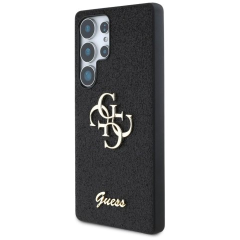 Etui Guess Fixed Glitter Big 4G Metal Logo do Samsung Galaxy S25 Ultra czarny