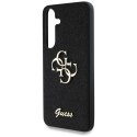 Etui Guess Fixed Glitter Big 4G Metal Logo do Samsung Galaxy S25 czarny