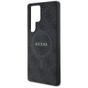 Etui Guess Leather 4G Colored Ring Classic Logo MagSafe Samsung Galaxy S25 Ultra czarny