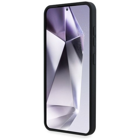 Etui Karl Lagerfeld Silicone Double Heads And Circle MagSafe Samsung Galaxy S25 Plus czarny