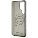 Karl Lagerfeld nakładka HC IML Rhinestones K Head do Samsung Galaxy S25 Ultra czarna