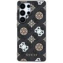 Etui Guess 4G Printed Colored Peony Pattern MagSafe do Samsung Galaxy S25 Ultra czarny