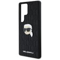 Etui Karl Lagerfeld Leather Monogram Pin Logo Karl Head Samsung Galaxy S25 Ultra czarny