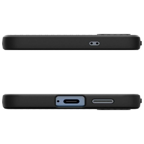 Etui Spigen Liquid Air do Samsung Galaxy S25 czarny matowy
