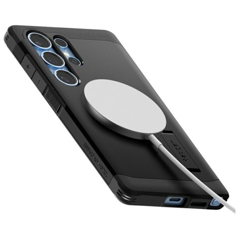 Etui Spigen Tough Armor MagSafe do Samsung Galaxy S25 Ultra czarny
