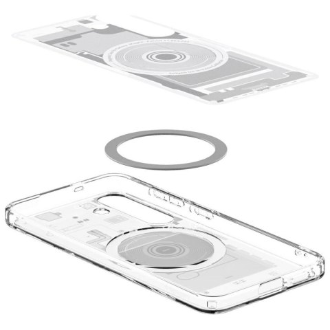 Etui Spigen Ultra Hybrid Mag MagSafe do Samsung Galaxy S25 biały
