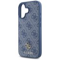 Etui Guess HC PU 4G Small 4G and Classic do iPhone 16 MagSafe niebieski