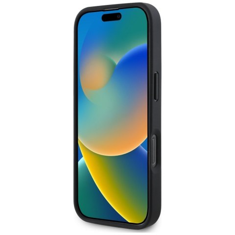 Etui Guess HC PU 4G Small 4G and Classic do iPhone 16 Pro Max MagSafe czarny