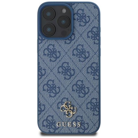 Etui Guess HC PU 4G Small 4G and Classic do iPhone 16 Pro Max MagSafe niebieski