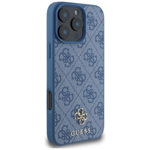 Etui Guess HC PU 4G Small 4G and Classic do iPhone 16 Pro Max MagSafe niebieski