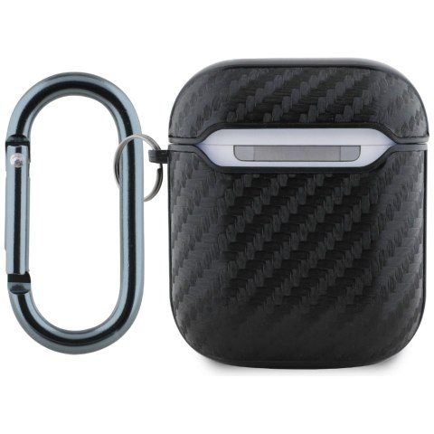 Etui Red Bull PU Carbon Logo do AirPods 1/2 czarny