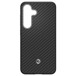 Etui Samsung Spigen Enzo Aramid Magnet do Galaxy S25 czarno-srebrny