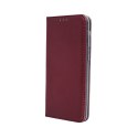 Etui Smart Magnetic do Motorola Moto G15 burgundowe
