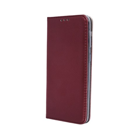 Etui Smart Magnetic do Motorola Moto G15 burgundowe