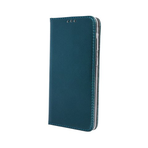 Etui Smart Magnetic do Motorola Moto G15 ciemnozielone