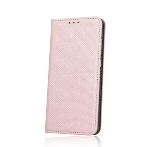 Etui Smart Magnet do Samsung Galaxy A12 / M12 różowo-złote