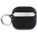 Etui Karl Lagerfeld Monogram Karl & Choupette Head do AirPods 4 czarny