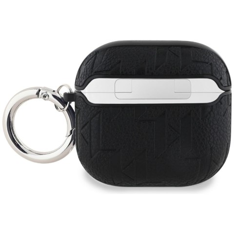 Etui Karl Lagerfeld Monogram Karl & Choupette Head do AirPods 4 czarny