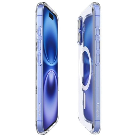 Etui Spigen Ultra Hybrid Mag do iPhone 16 MagSafe biały