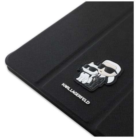 Karl Lagerfeld KLFC11PM24SAKCK iPad Pro 11" Book Cover czarny/black Saffiano Magnetic Karl &Choupette
