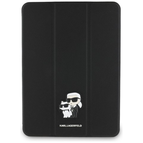 Karl Lagerfeld KLFC11RM24SAKCK iPad Air 11" Book Cover czarny/black Saffiano Magnetic Karl &Choupette
