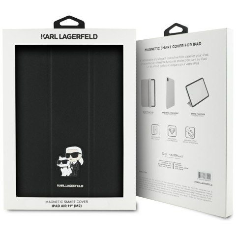 Karl Lagerfeld KLFC11RM24SAKCK iPad Air 11" Book Cover czarny/black Saffiano Magnetic Karl &Choupette
