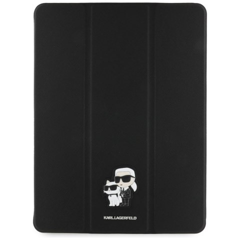 Karl Lagerfeld KLFC13PM24SAKCK iPad Pro 13" Book Cover czarny/black Saffiano Magnetic Karl &Choupette
